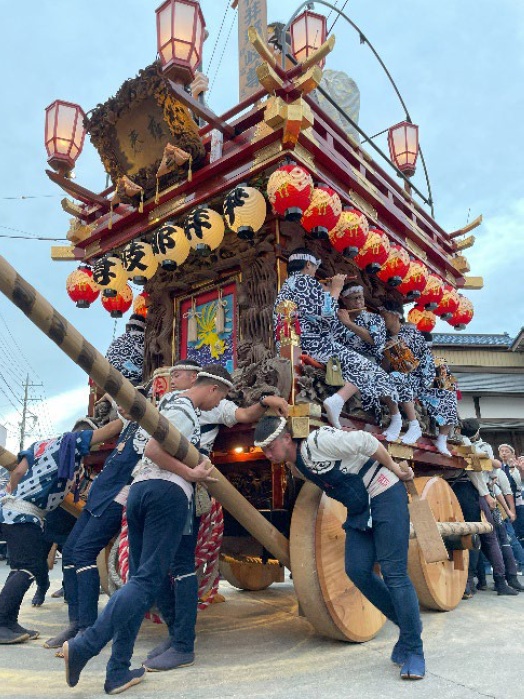 イグス 佐原 山車 佐原の大祭で曳き回される田宿区の山車(2025年撮影) bmt ベアリング&モーション・テック