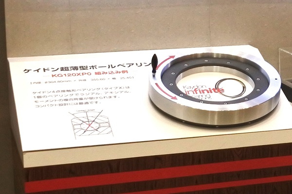 木村洋行　ケイドン　図6　4点接触型Type-Xを組み込んだデモ機の例（2019 国際ロボット展での展示例）　bmt　ベアリング＆モーション・テック