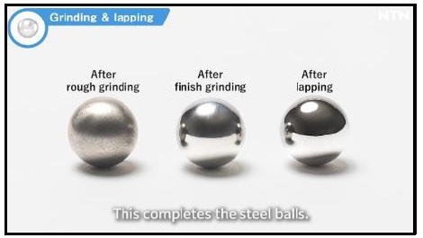 NTN How Bearings are Made 加工による鋼球表面の変化 bmt ベアリング&モーション・テック