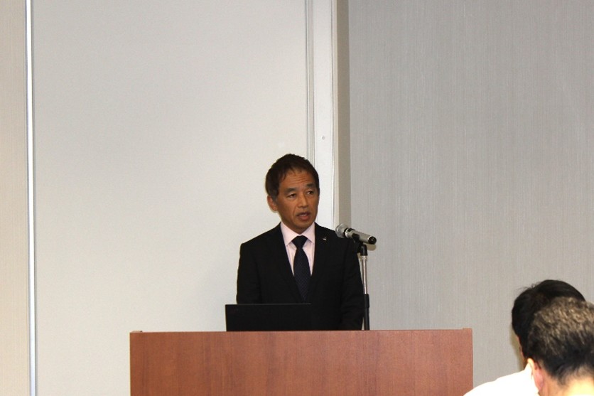 ニッペコ 第2回トライボロジー技術セミナー 講演する平塚氏 bmt ベアリング&モーション・テック