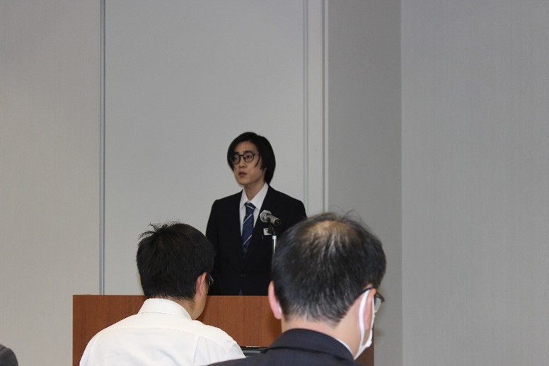 ニッペコ 第2回トライボロジー技術セミナー 開会挨拶を行う山口社長 bmt ベアリング&モーション・テック