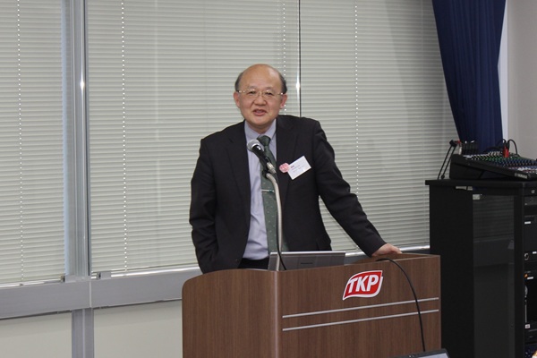 bmt講演会　総説講演を行う佐々木氏　bmt　ベアリング＆モーション・テック