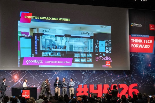 ハノーバーメッセ2026プレスプレビュー ロボティクス・アワード大賞表彰式のようす bmt ベアリング&モーション・テック