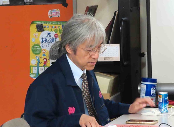 第105回ELID研削セミナー　最新報告を行う大森委員長　bmt　ベアリング＆モーション・テック