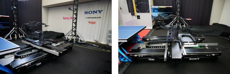 THK　ソニーAI　卓球リサーチプロジェクト　リニアモータXY軸ユニット　bmt　ベアリング＆モーション・テック